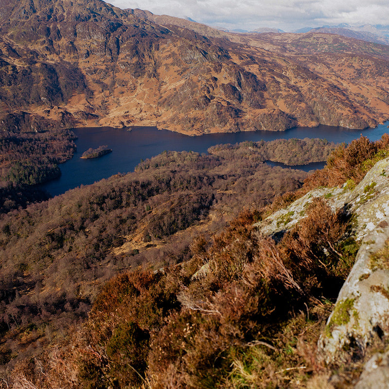Scottish loch and mountains