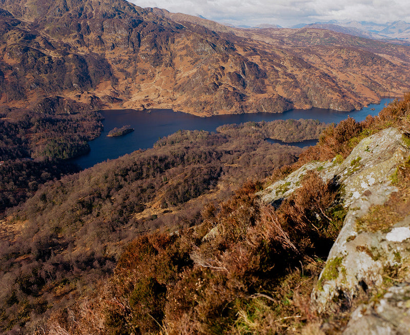 Scottish loch and mountains