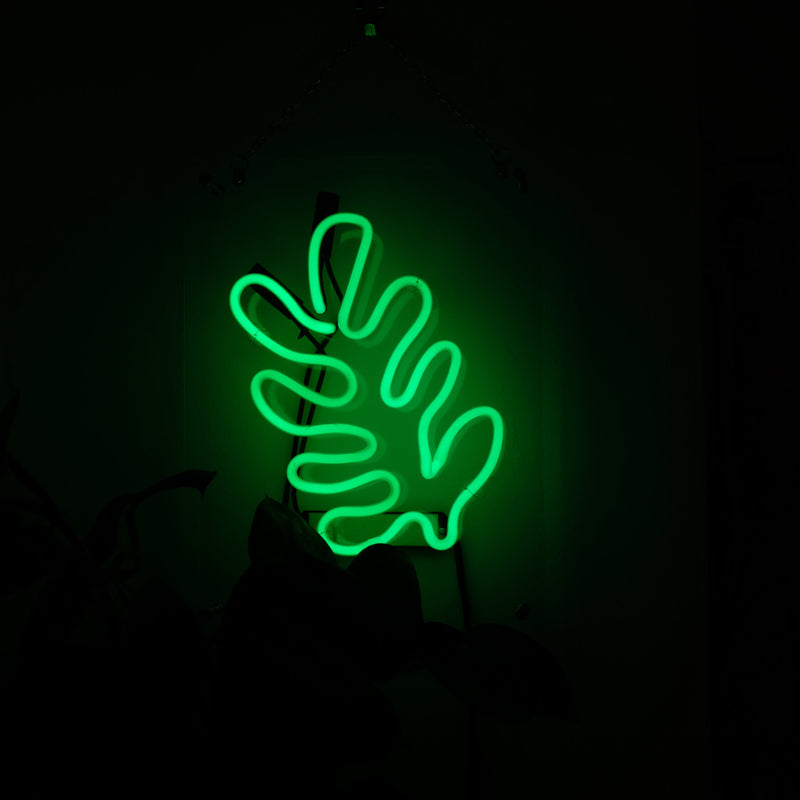Neon Monstera Leaf from Jorum Studio Pop Up 2019